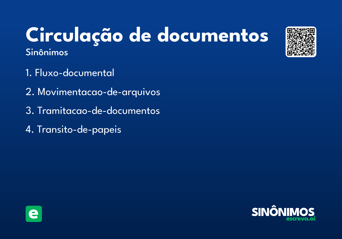 circulação de documentos