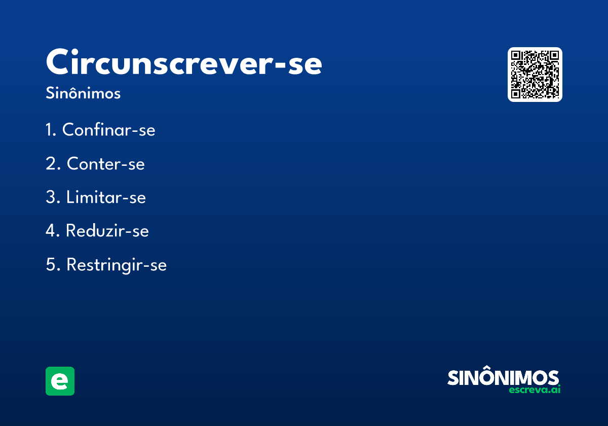 circunscrever-se