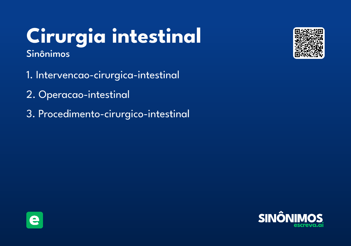 cirurgia intestinal
