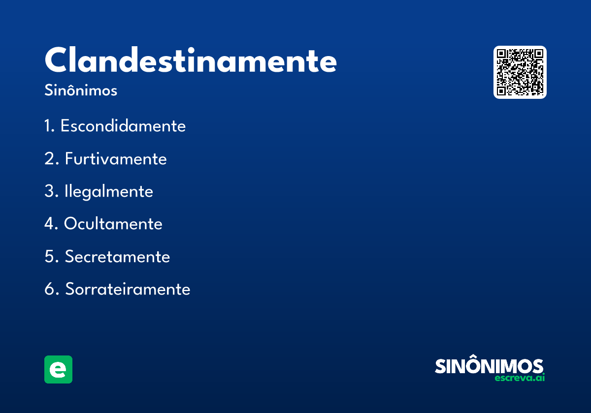 clandestinamente