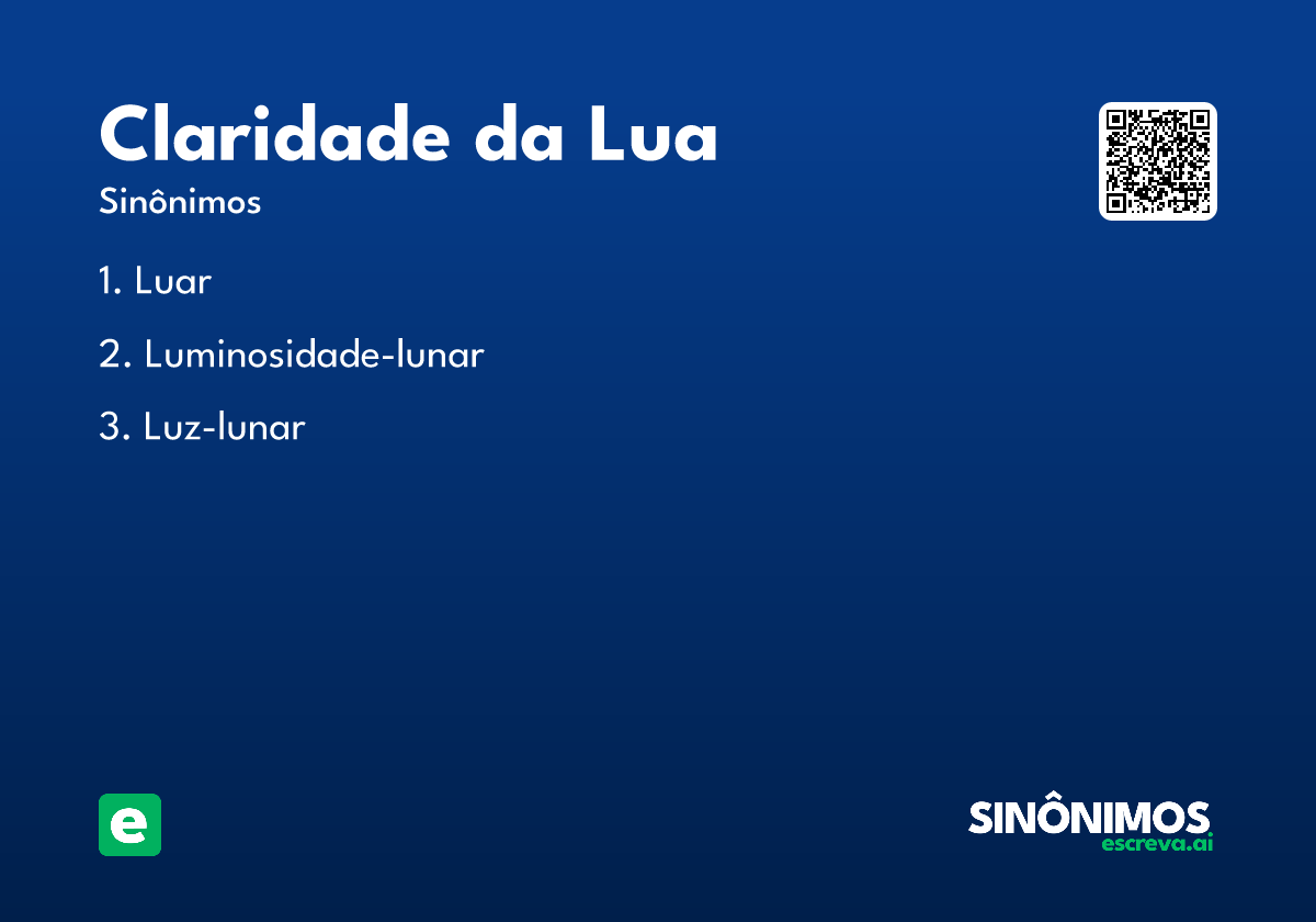 claridade da Lua