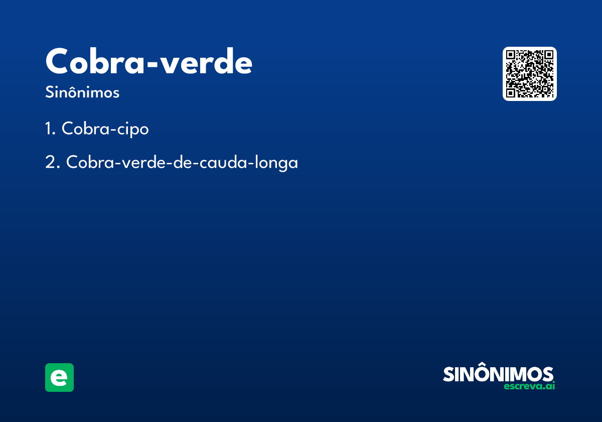 cobra-verde