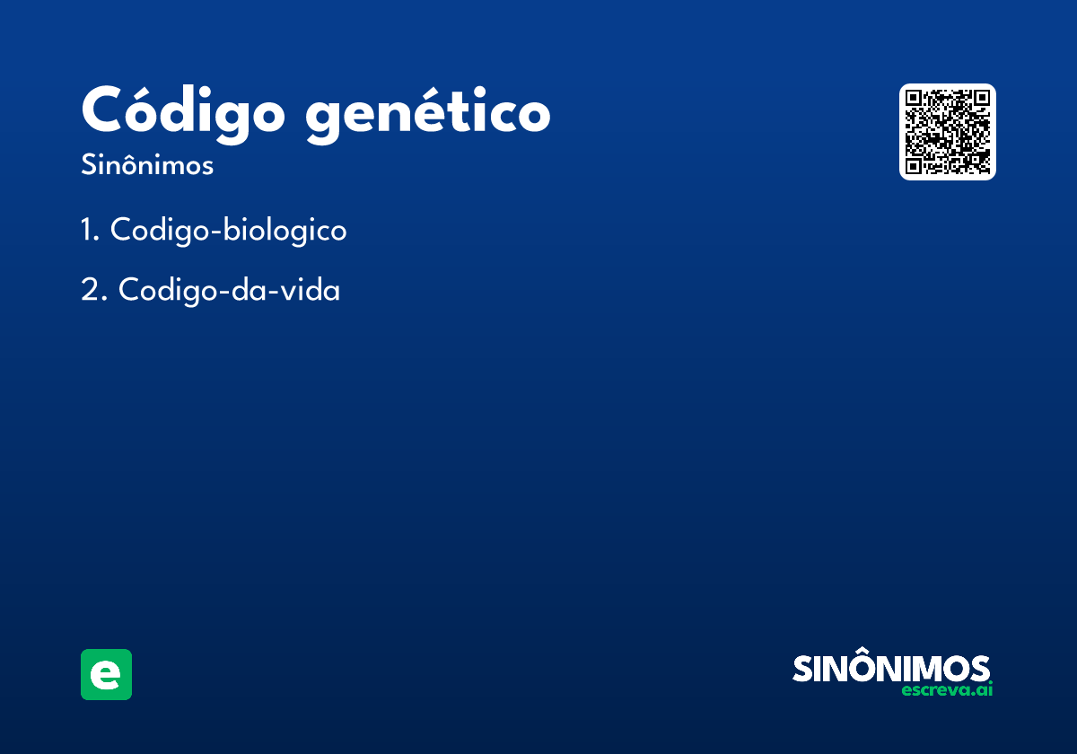 código genético