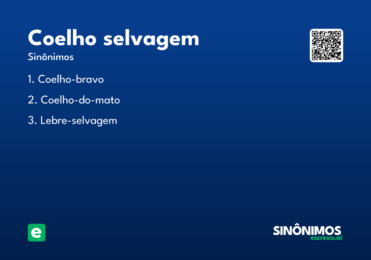 coelho selvagem