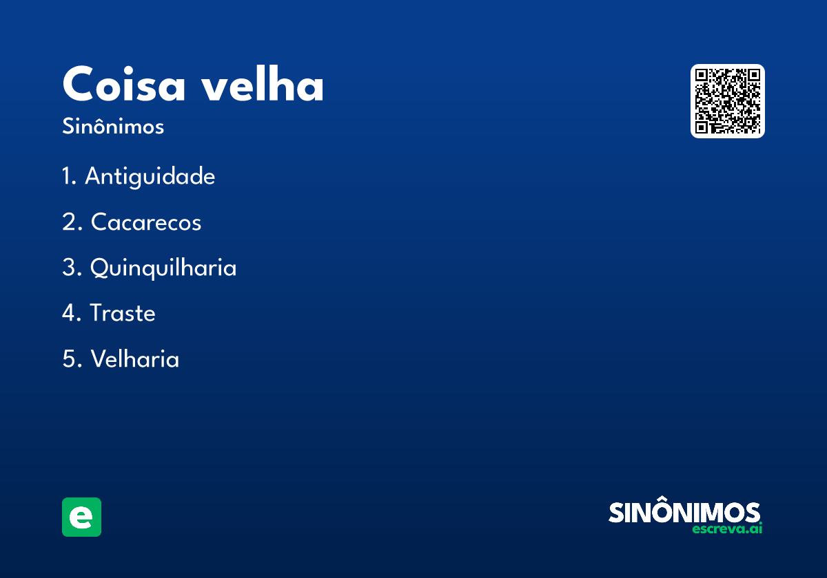 coisa velha