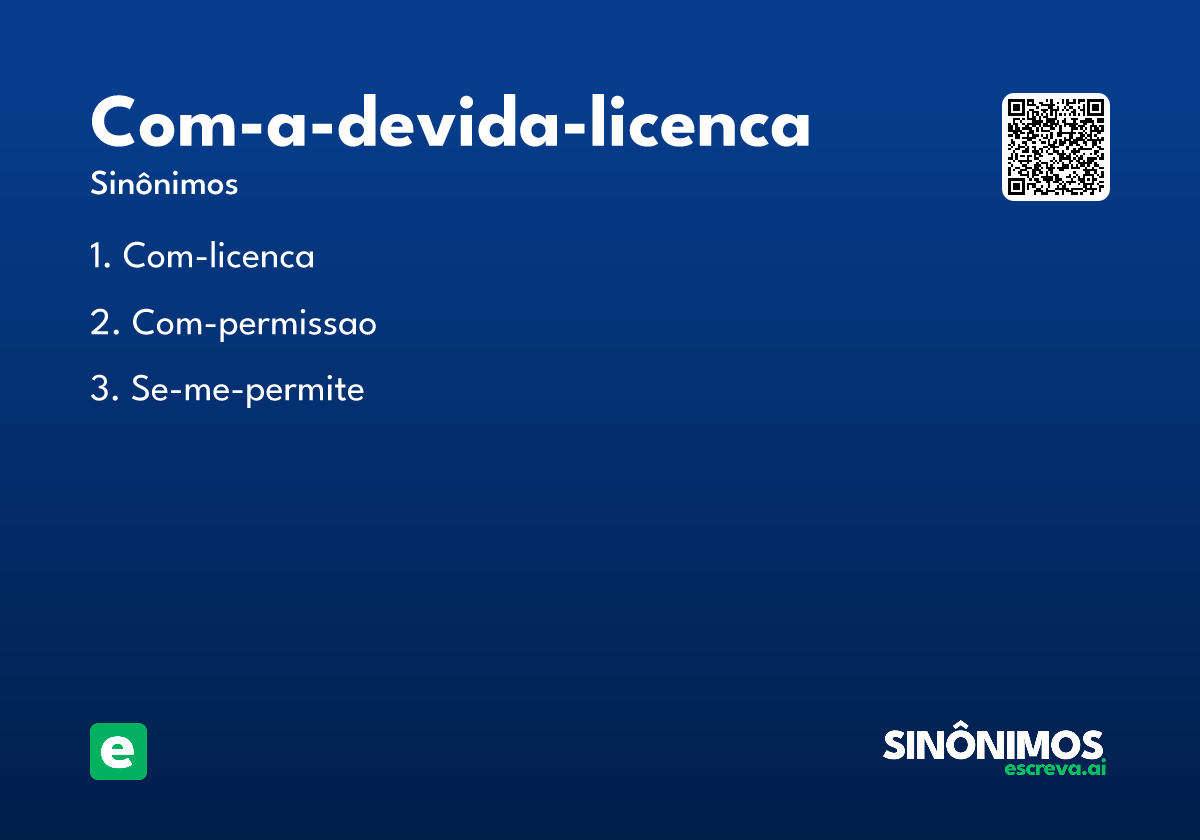 com-a-devida-licenca