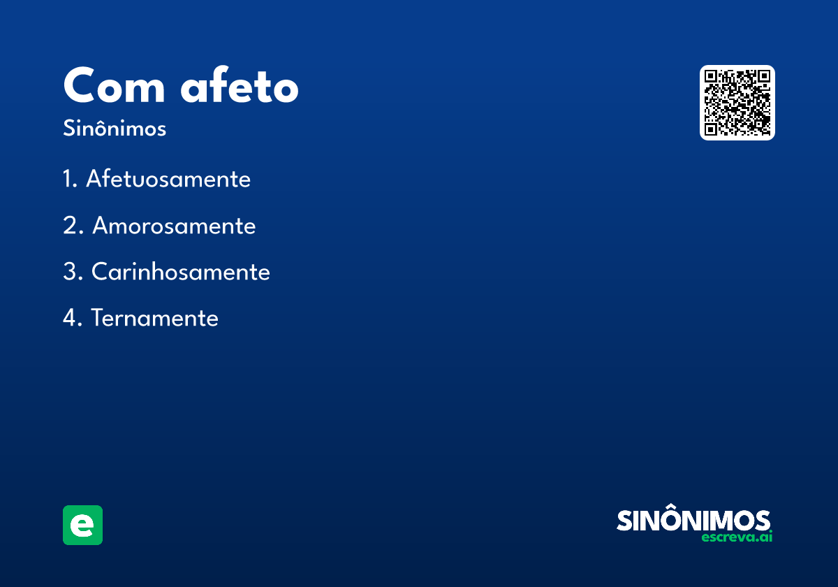 com afeto