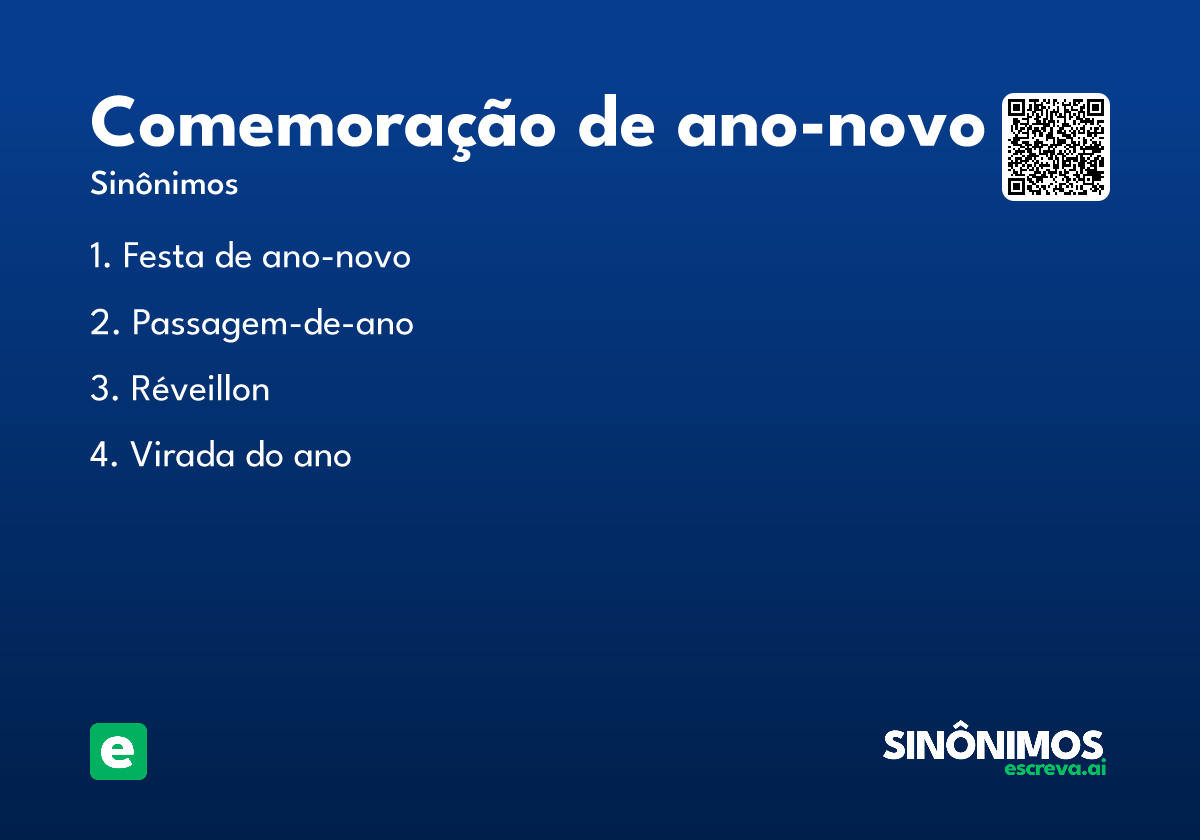 comemoração de ano-novo