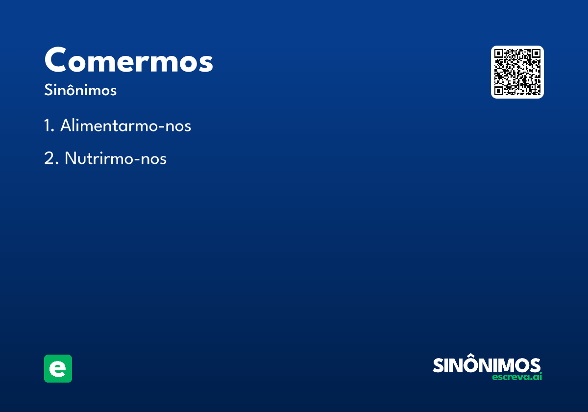 comermos