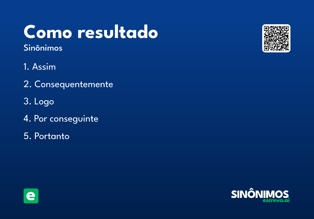 como resultado