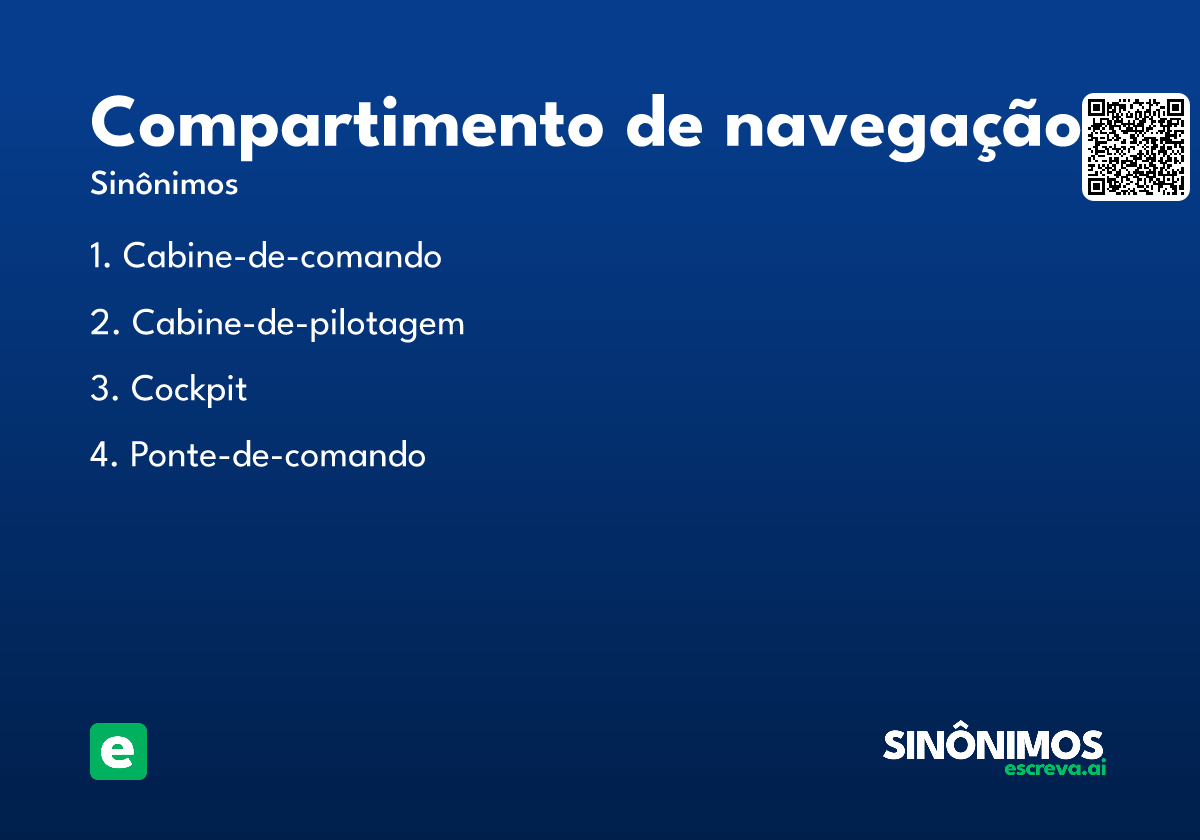 compartimento de navegação