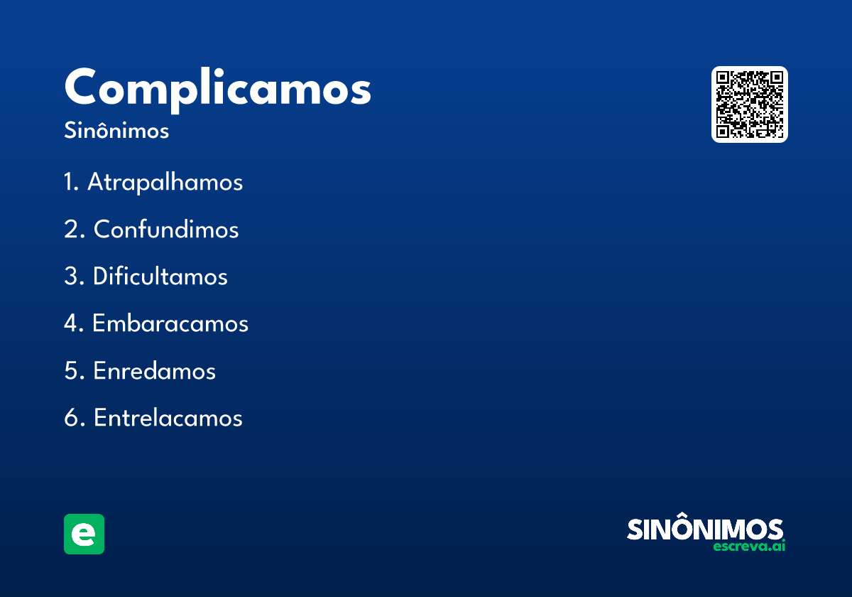 complicamos