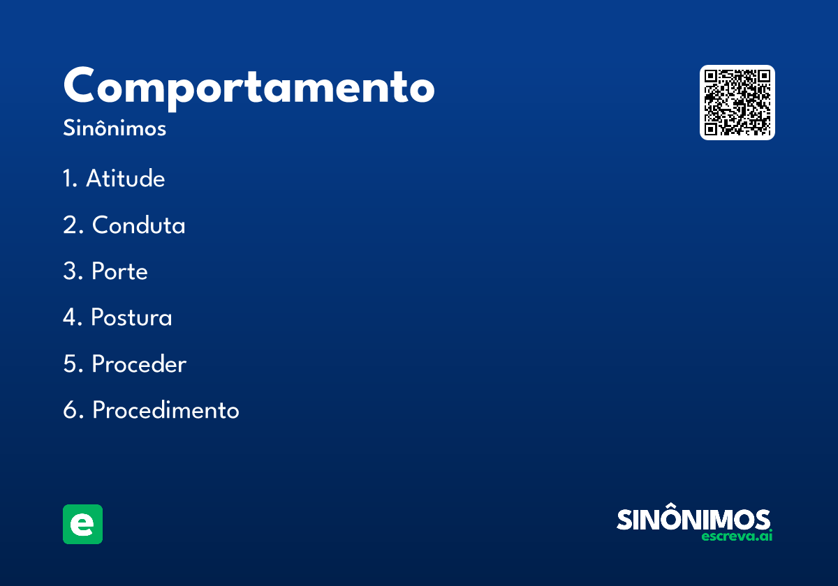 comportamento