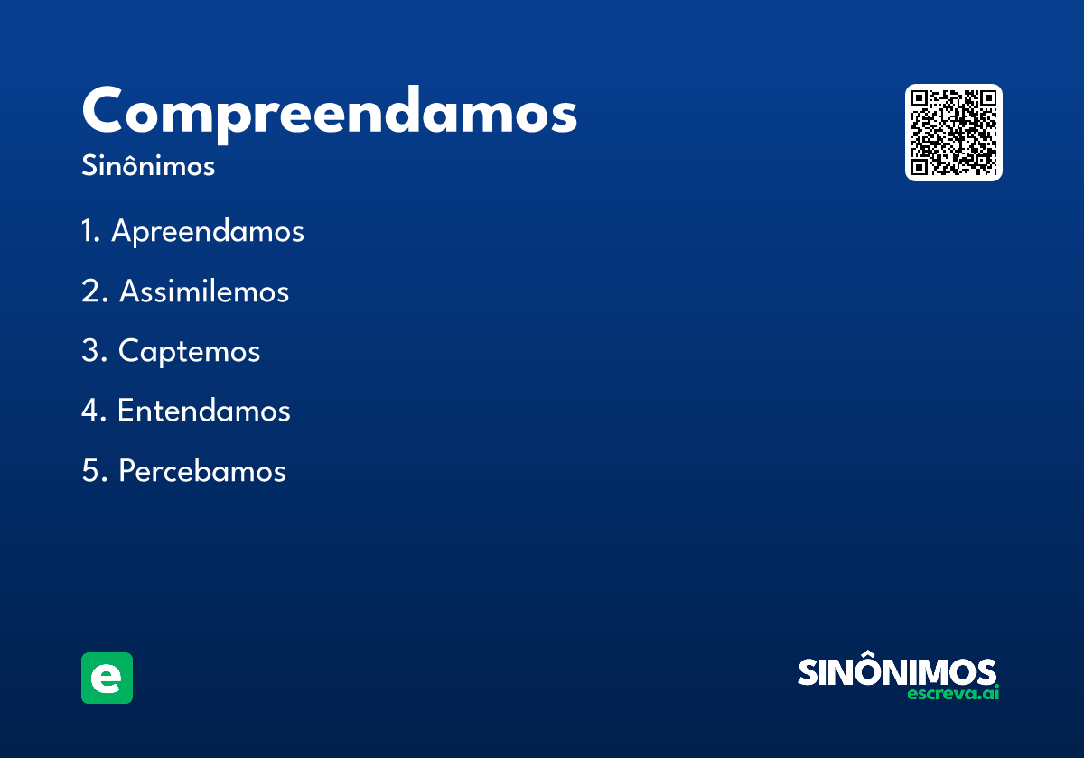 compreendamos