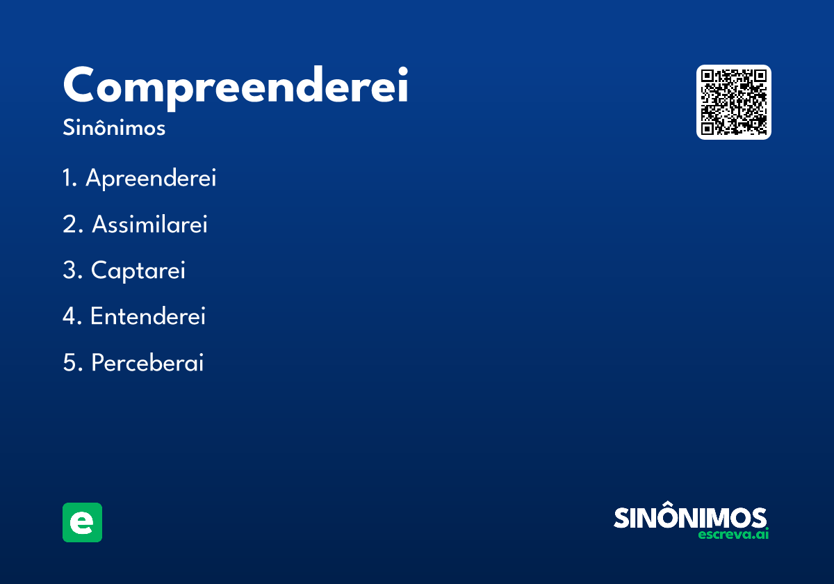 compreenderei