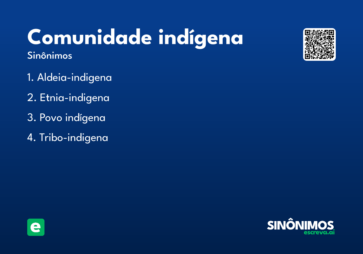comunidade indígena