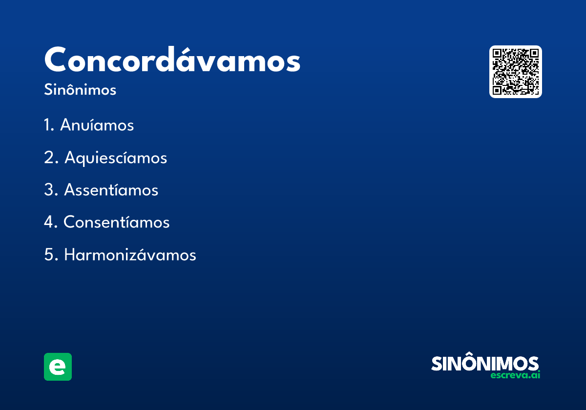 concordávamos