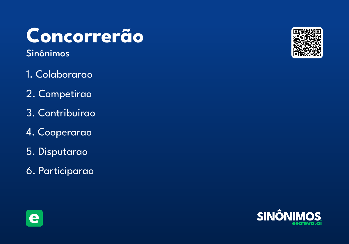 concorrerão