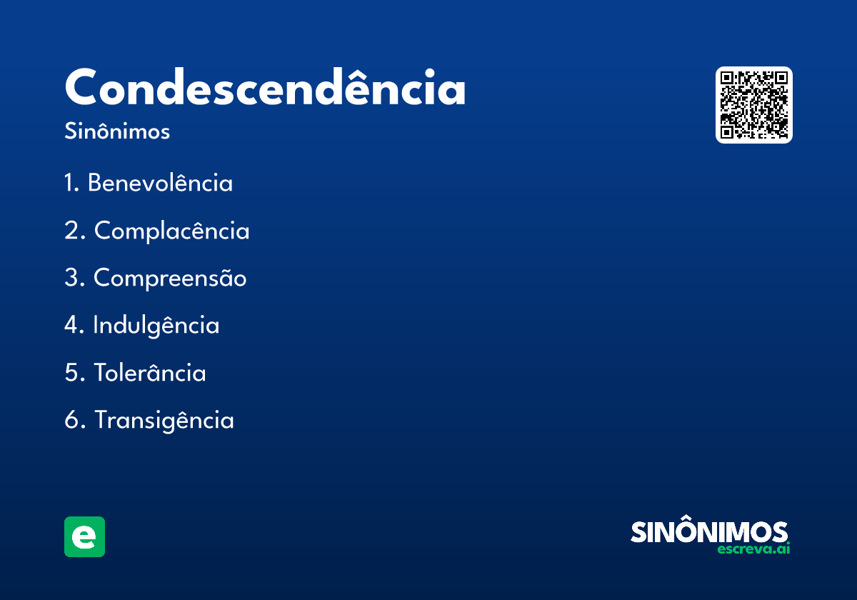 condescendência