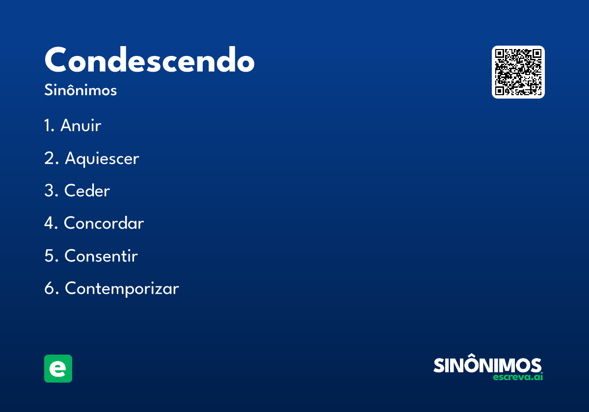 condescendo