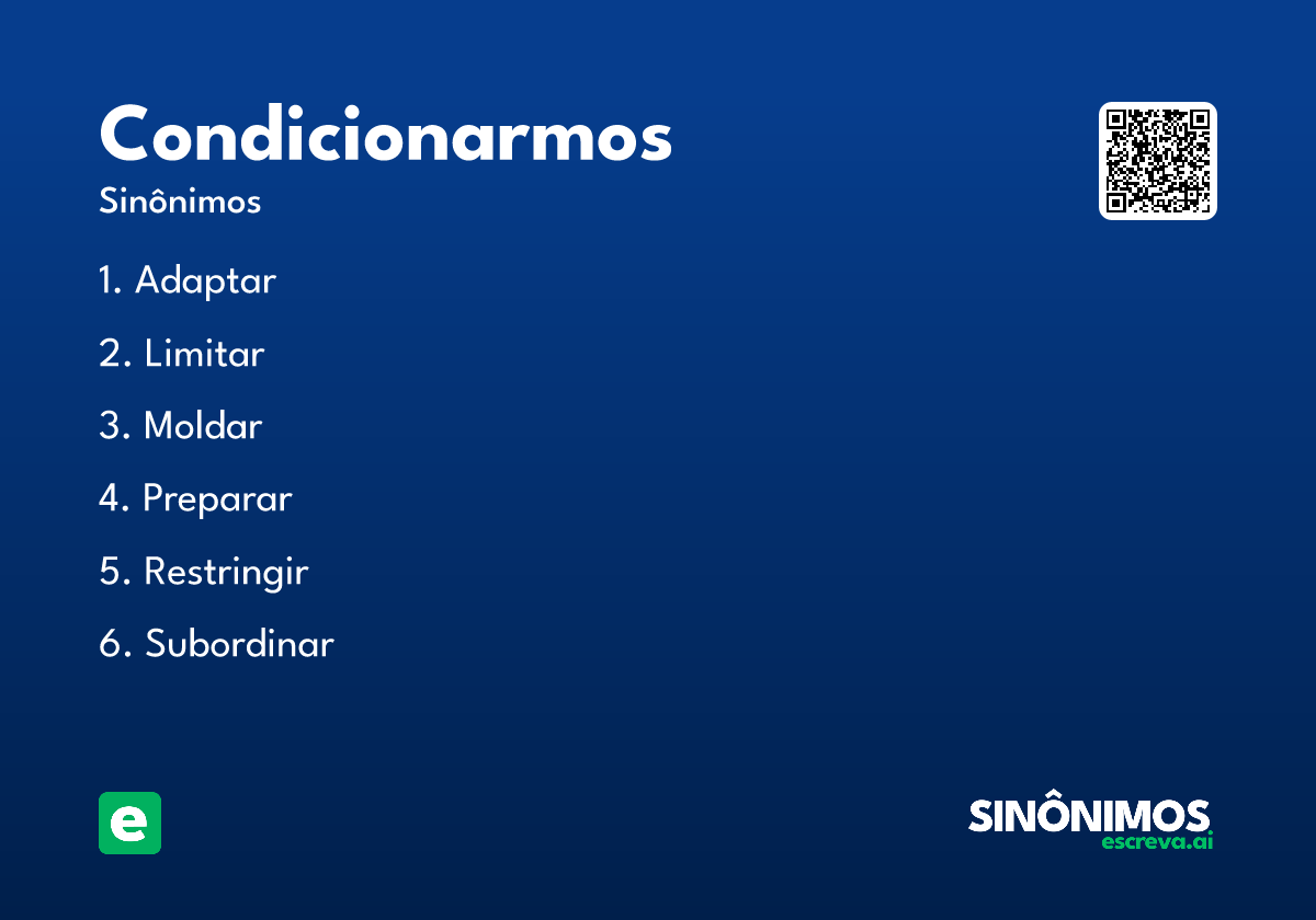 condicionarmos