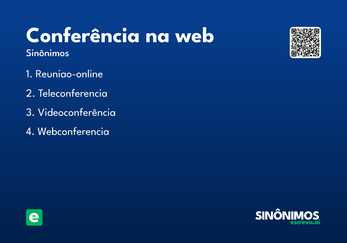 conferência na web