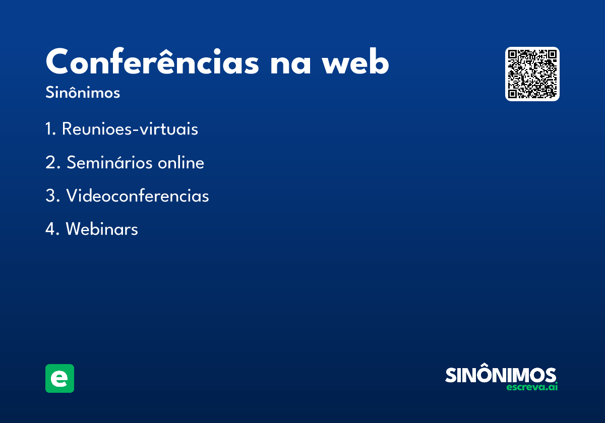 conferências na web