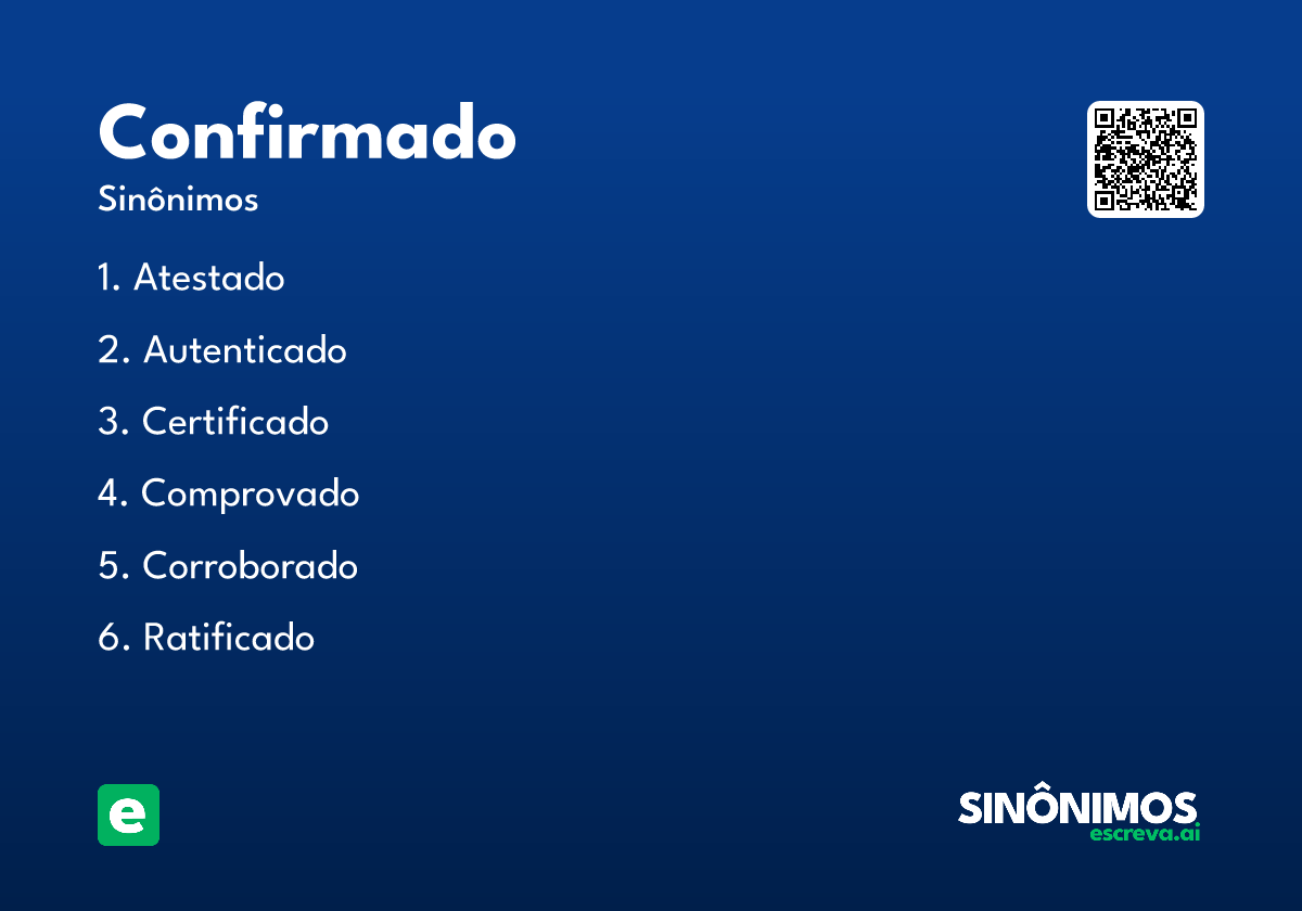 confirmado