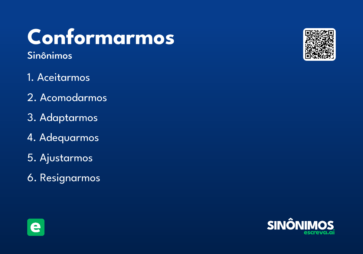 conformarmos