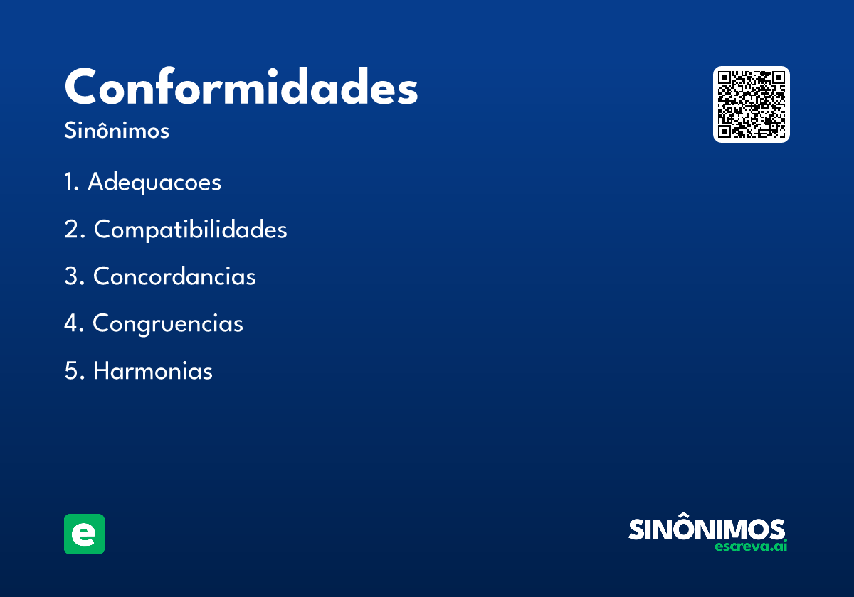 conformidades