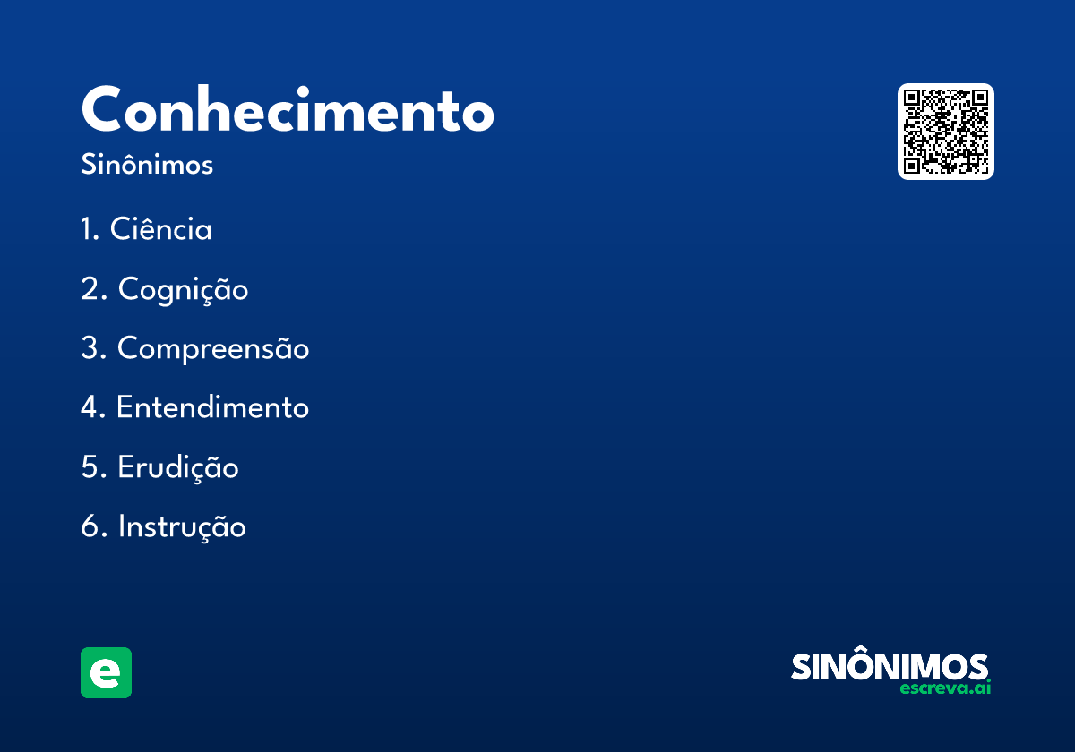 conhecimento