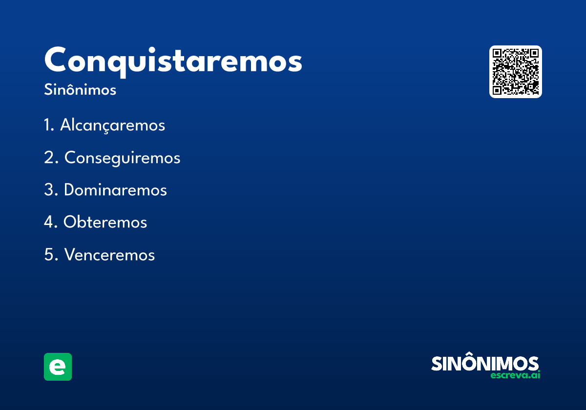 conquistaremos
