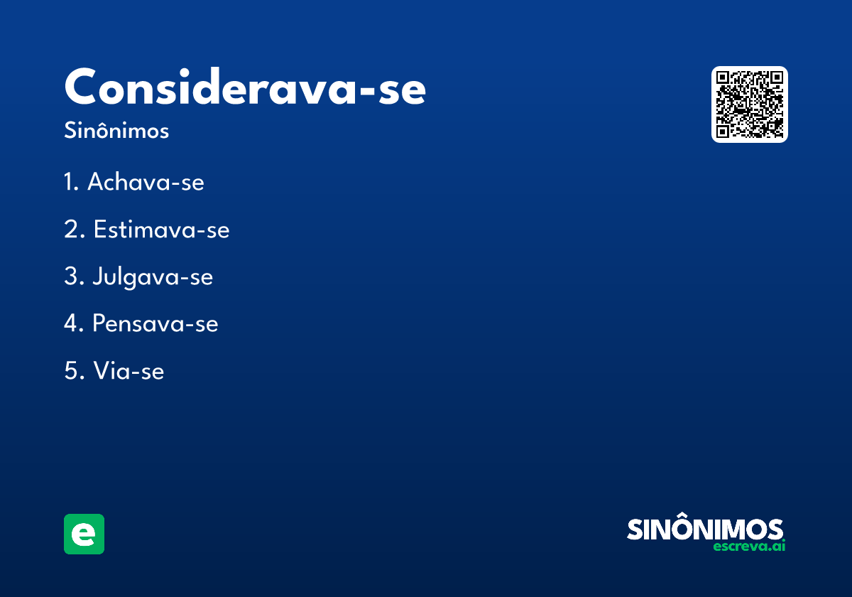 considerava-se