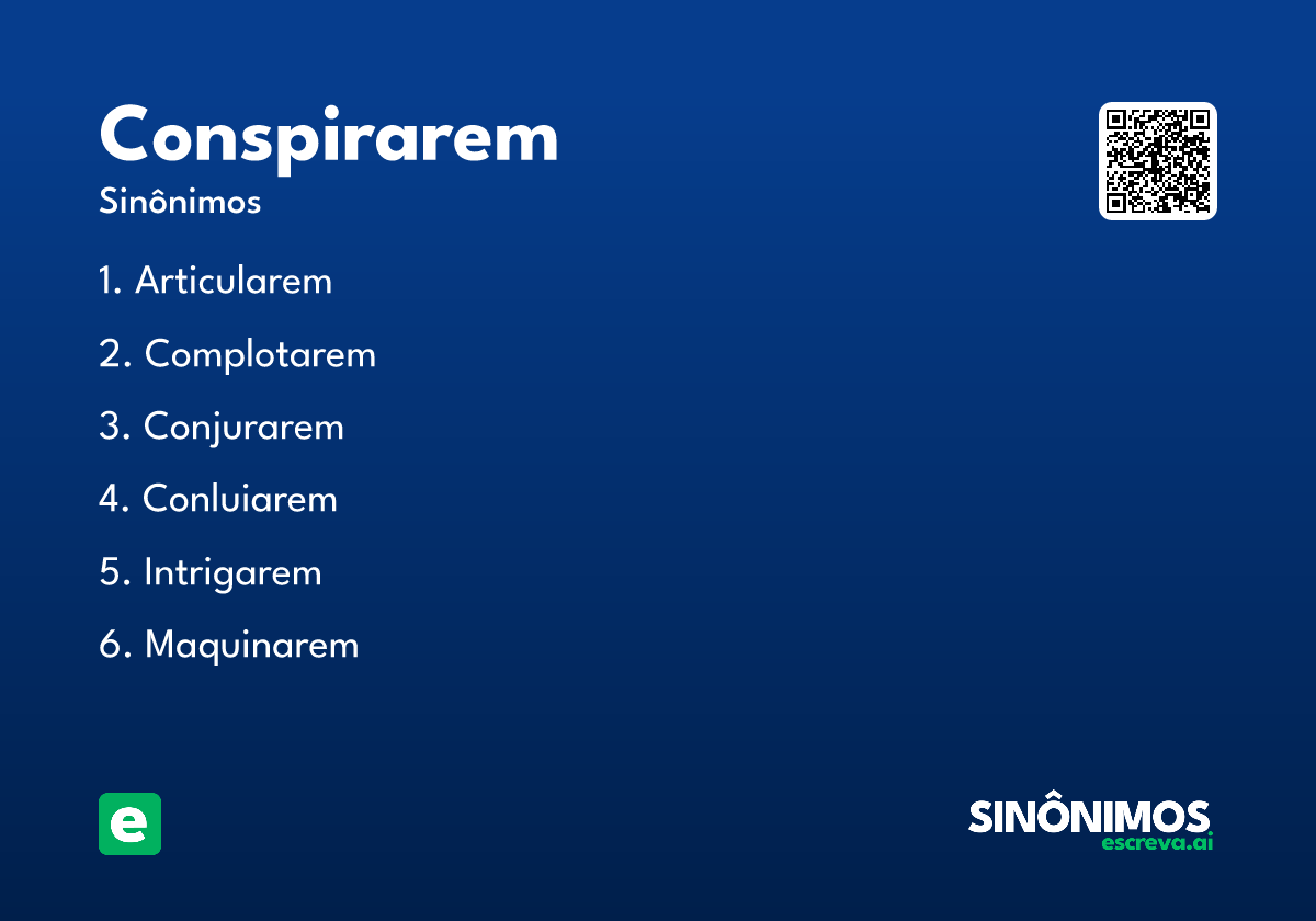 conspirarem