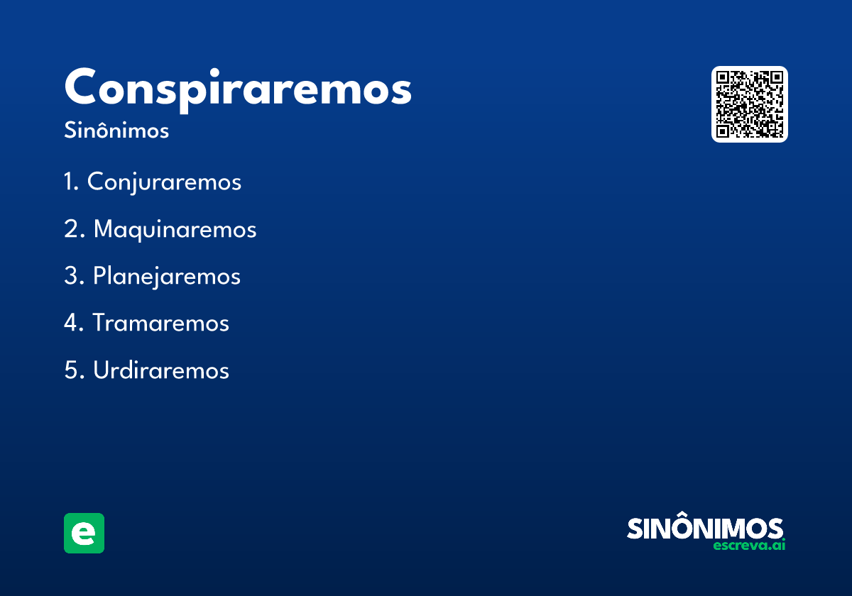 conspiraremos
