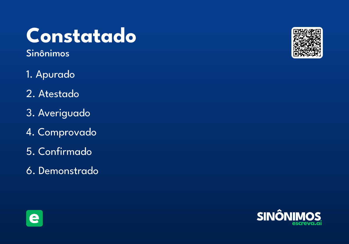 constatado