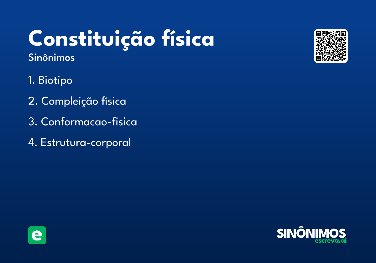 constituição física
