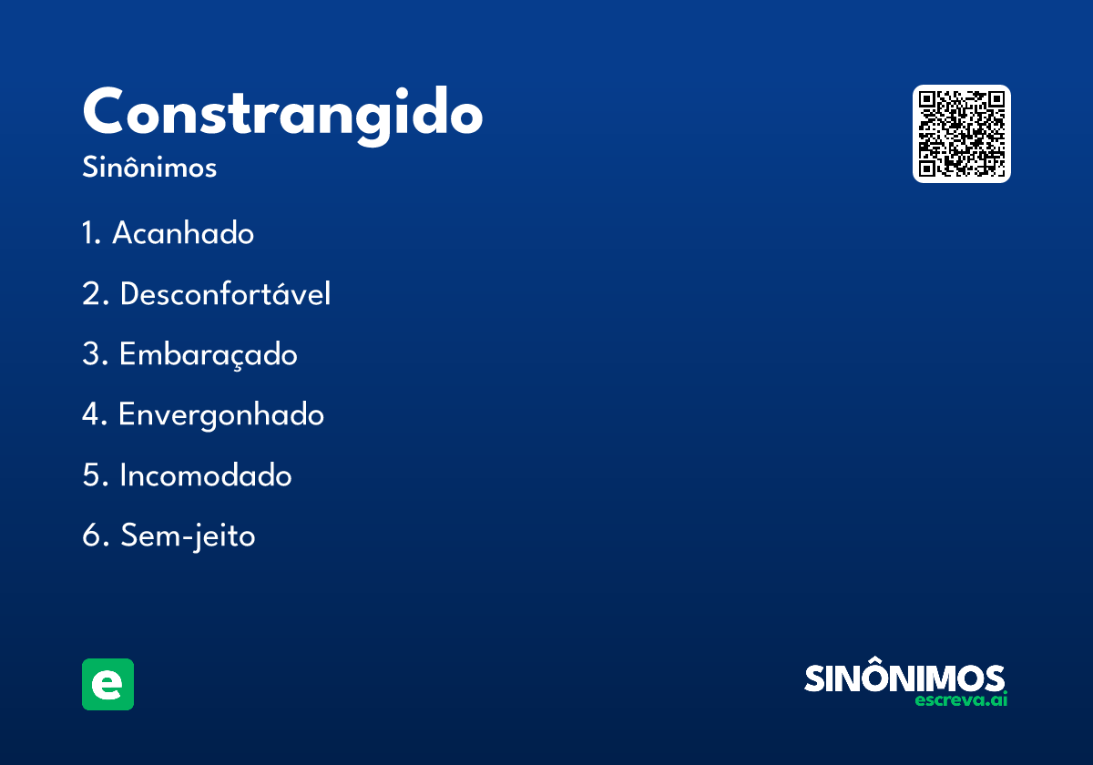 constrangido