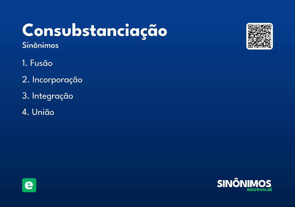consubstanciação