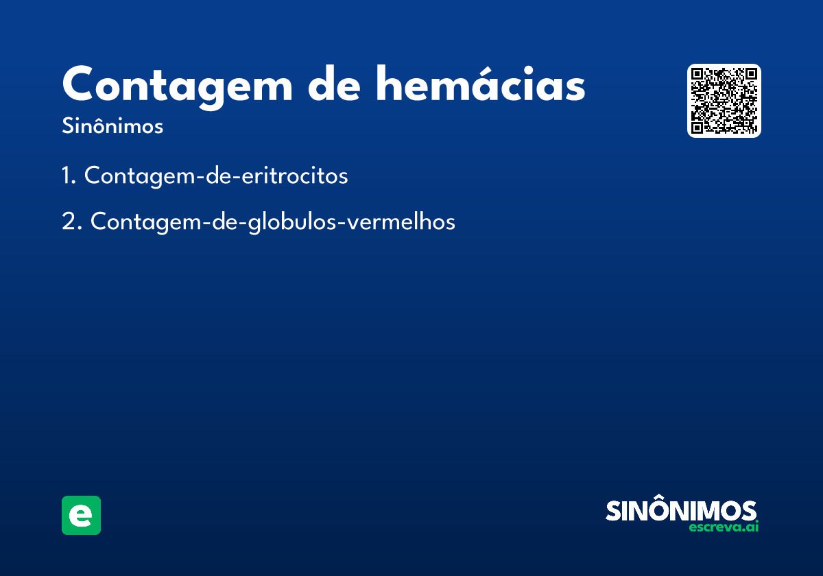 contagem de hemácias