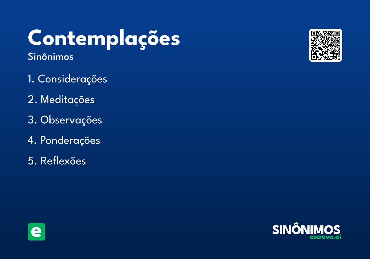 contemplações