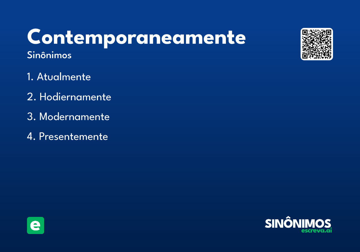 contemporaneamente