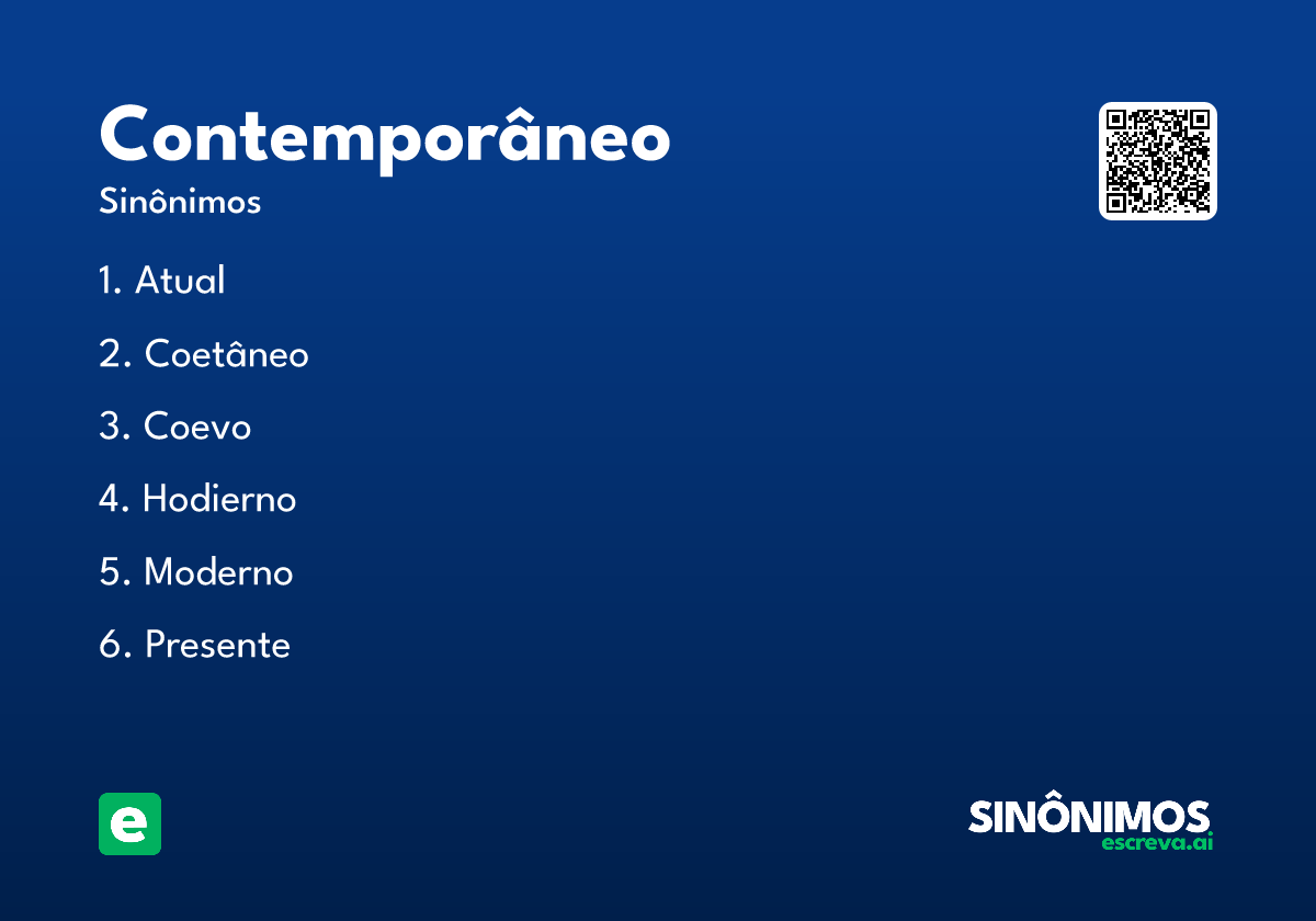 contemporâneo