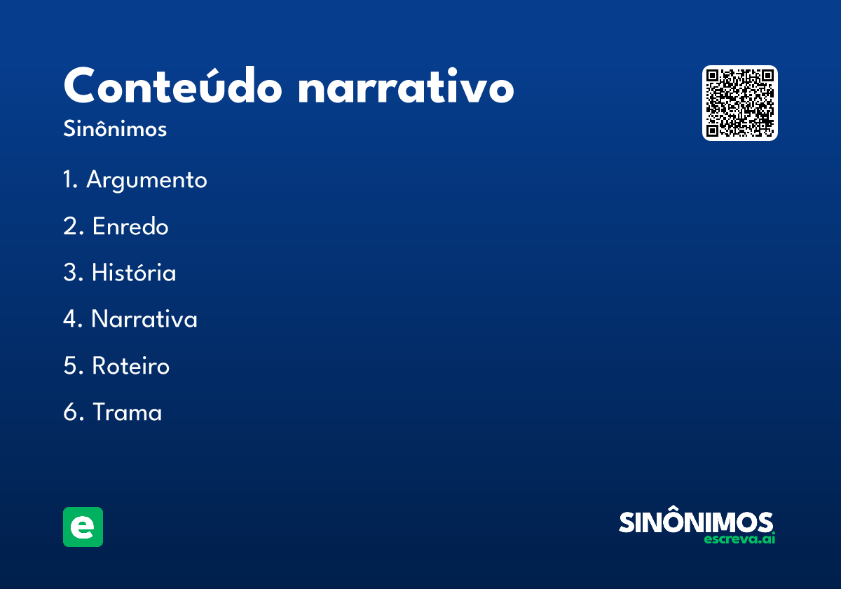 conteúdo narrativo