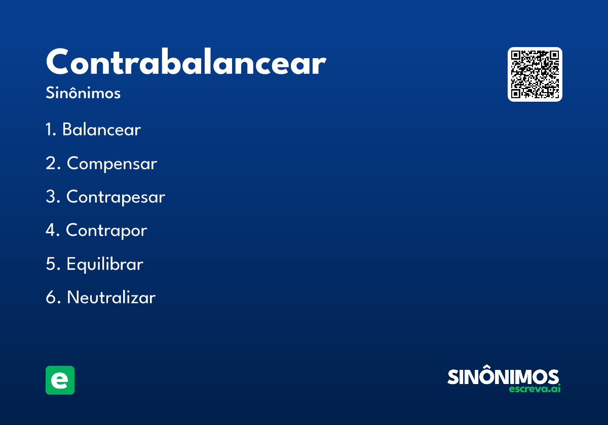 contrabalancear