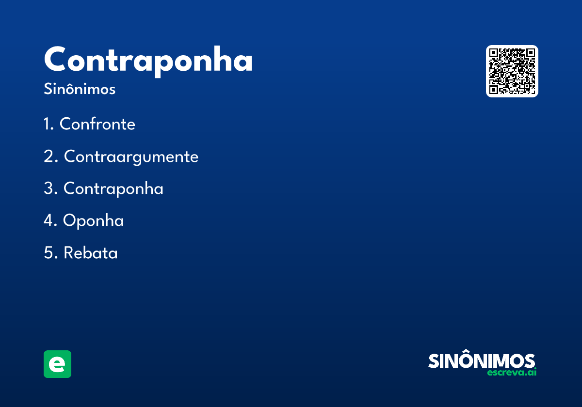 contraponha