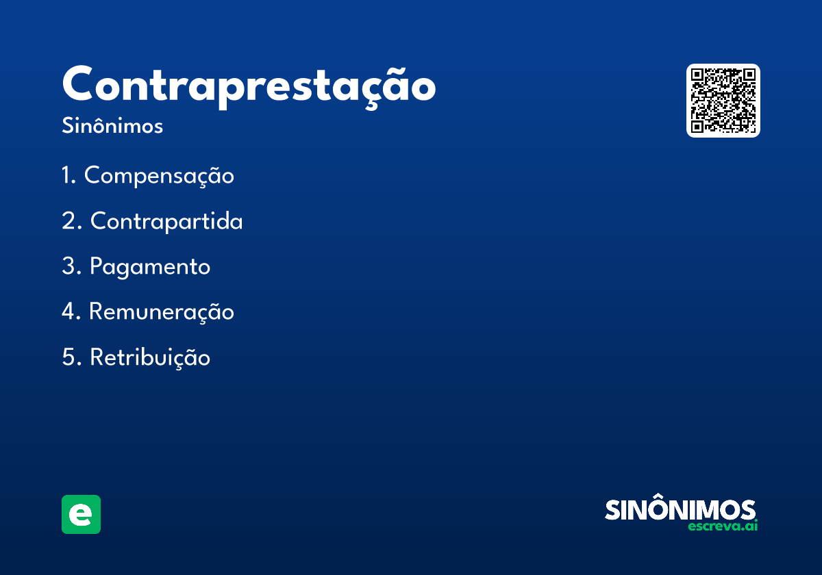 contraprestação