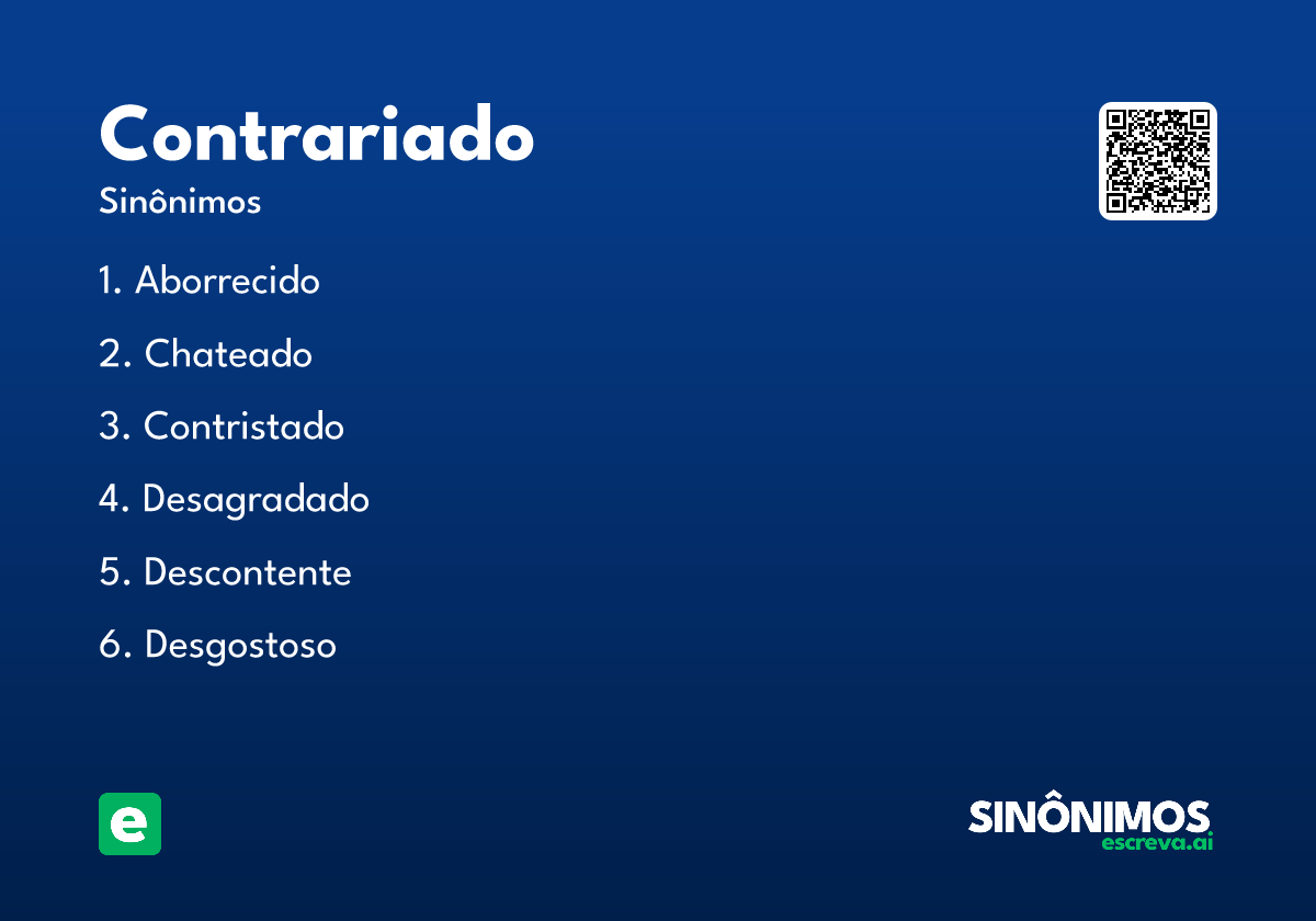contrariado