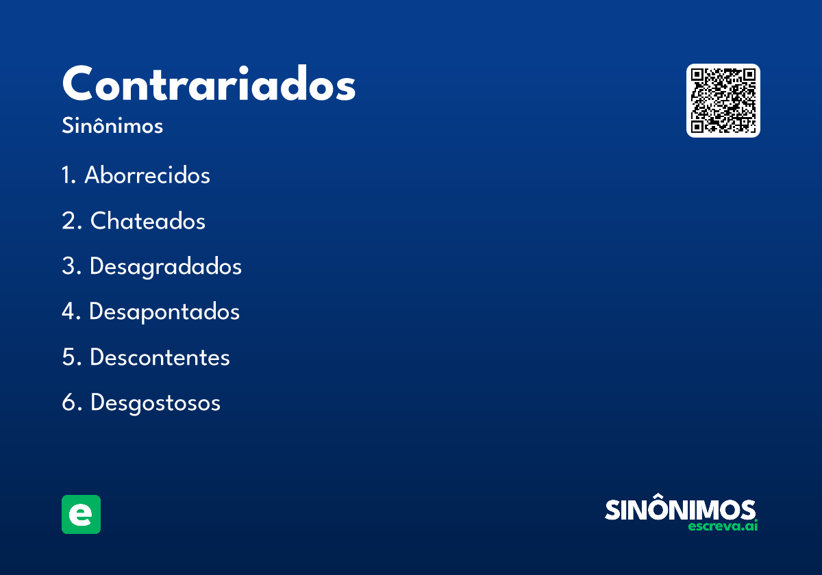 contrariados