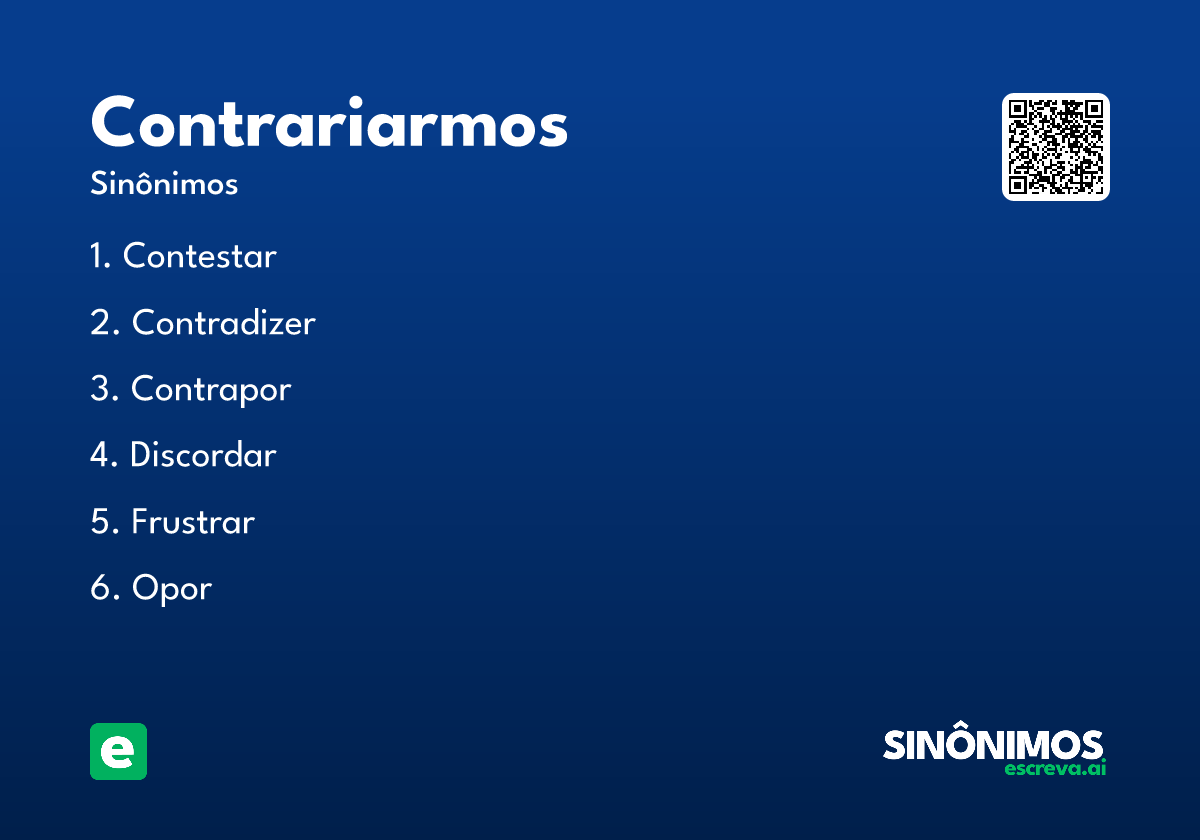 contrariarmos